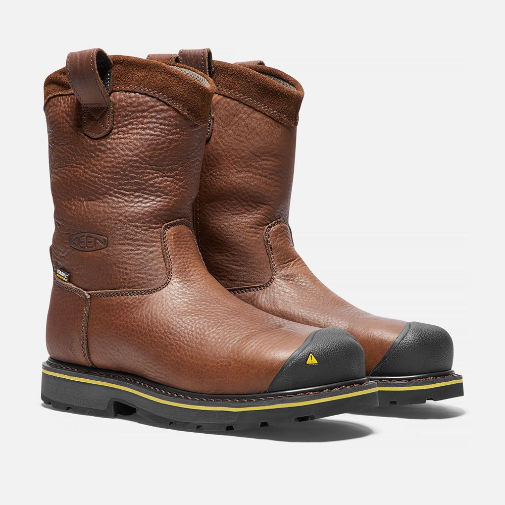 Cizme Keen Romania Barbati Maro Dallas Wellington (Steel Toe) 2487-SYGXI